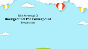 Free - Background for PowerPoint presentation-Cloud Design	